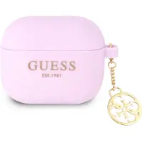 GUESS GUA3LSC4EU AirPods 3 cover fioletowy/purple Charm 4G Collection