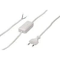 Max Hauri AG TDLF-Netzkabel H03VVH2-F2x0.75 Typ 26 mit universal Schnurdimmer