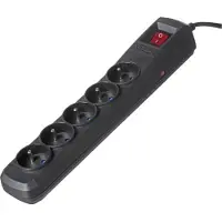 ActiveJet Acp-5gn Rack-steckleiste 5 Steckdosen Rack-steckleiste 8 Steckdosen 5 M