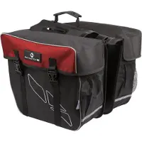 M-Wave Amsterdam Double Fahrradtaschen 30l Schwarz Schwarz One Size