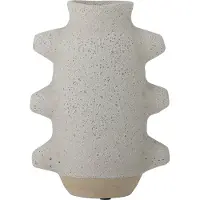 Bloomingville Birka Vase | Weiß | Keramik | 82053756