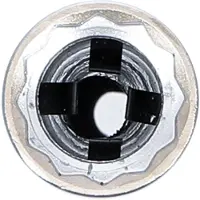 Bgs 2449 Zündkerzen-Einsatz, 18 mm, mit Haltefeder, 10 (3/8), 12-kant