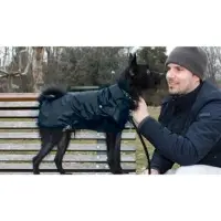 Croci Spa Montreal raincoat for dogs black 35cm