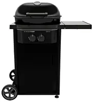 OUTDOORCHEF DAVOS 570 G Pro, 8500 W, Grill, Gas, Wagen, Schwarz, 2 Rad/Räder