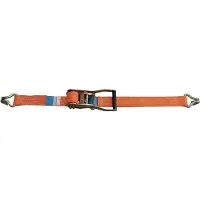 Dolezych Spanngurt DoZurr 5000, orange, mit Haken & Ratsche, 5000 kg Zurrkraft, 50 mm x 10 m