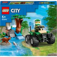 LEGO 60394 City Quad-Tour zum Flussufer, Set mit Geländewagen-Quadbike-Spielzeug und Wild-Tier-Figuren für Kinder ab 5 Jahren