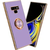Cadorabo Hülle für Samsung Galaxy NOTE 9 im TPU mit Kameraschutz und Ring LM089 Style