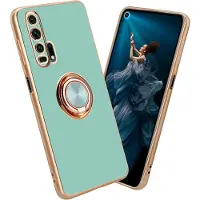 Cadorabo Hülle für Honor 20 PRO im TPU mit Kameraschutz und Ring LM089 Style