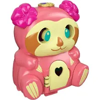 Polly Pocket spielset Tiny Paw Print Faultier 10 cm korallenrot