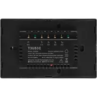 Sonoff T3US3C - 3-gang Wi-Fi Smart Wall Switch US - Black