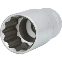 Ks Tools 917.1273, Buchse, 1/2", Metrisch, 1 Kopf/Köpfe, 27 mm, Chrom-Vanadium-Stahl