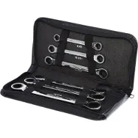 Ks Tools GEARplus Doppel-Ratschenringschlüssel-Satz, Lederetui, 6 Teile