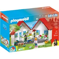 Playmobil , City Life Transportables Tierhaltungsset mit Zubehör, Bunt