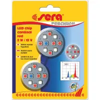 Sera LED chip cardinal red - Rötlich warmes Tageslicht.