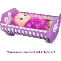 Mattel Magenta Trinkende Und Pinkelnde Puppe Mit Schmetterlingsdecke