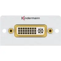Kindermann 7444000702 DVI-I Aluminium Steckdose (7444-702)