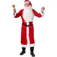 TecTake Mantel Weihnachtsmann klassisch