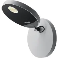 Artemide Demetra Spotlight LED-Wandlampe, 3.000 K, weiß - , Demetra Spotlight, Weiß, für Wohnzimmer, Metall, Design