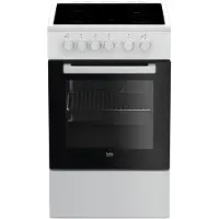 Beko FSS 57000 GW Standherd A 50cm Glaskeramik 60L Timer Easy Clean