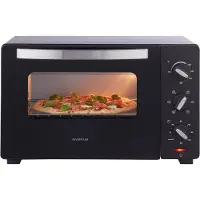 Inventum OV307B - Freistehender Umluftofen - Drehtisch - 30 Liter - 1600 Watt - 6 Programme - Schwarz