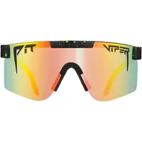 Pit Viper The Monster Bull Polarized, Erwachsener, Uni, Schild, Umwicklung, Halbe Einfassung, Kunststoff