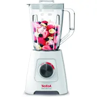 Tefal BlendForce II BL4201, Tischplatten-Mixer, 1,25 l, Eis-Crusher, 600 W, Weiß