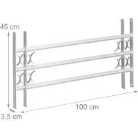 Relaxdays Fenstergitter Einbruchschutz