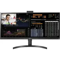 LG 34CN650N-6N, 86,4 cm (34"), UltraWide Quad HD, Intel Celeron, 4 GB, 16 GB, Schwarz