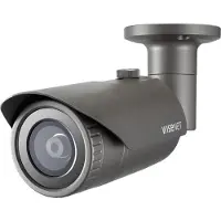 Hanwha QNO-8010R - IP-Sicherheitskamera - Outdoor - Kabelgebunden - Decke/Wand - Grau - Geschoss