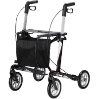 Russka Rollator Vital carbon plus 54 rubinrot 1 St