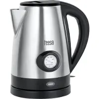 Teesa kabelloser elektrischer Wasserkocher 2200W 1.7L mit Temperaturanzeige