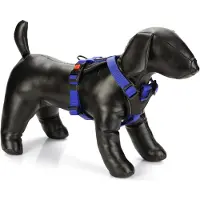 Karlie Art Sportiv Premium Y-Geschirr - Hundegeschirre - Nylon - Blau - 53-65x2,5 cm