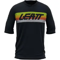 Leatt Herren Jersey MTB Enduro 3.0 3/4 Sleeve , Schwarz, L