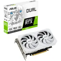 Asus DUAL-RTX3060-O8G-WHITE NVIDIA GeForce RTX 3060 8 GB GDDR6