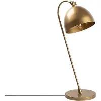 Opviq , Hochwertige Tischlampe aus Metall, Gold, 18 x 26 x 54 cm | IP20, E14 Fassung, max. 40 W | Elegantes Design für modernes Zuhause & Hotel, Kabel 200 cm.