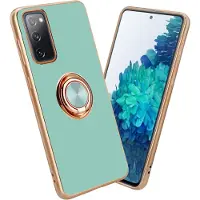 Cadorabo Hülle für Samsung Galaxy S20 FE im TPU mit Kameraschutz und Ring LM089 Style