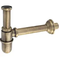 Sapho RETRO Waschtisch-Siphon 5/4", Abfluss 32mm, Bronze