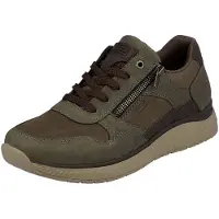 Rieker Sneaker Herren Alltagsschuhe Modeschuhe braun-grün 45