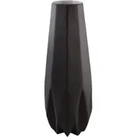 Kaiser Porzellan Vase " Polygono Star " in dunkelgrau | Gr.: onesize