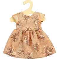 Heless Glitzerkleid Roségold 35-45cm
