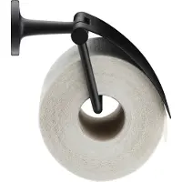 Duravit Papierrollenhalter STARCK T mit Deckel schwarz matt