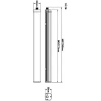 Deko-light Feuchtraumleuchte Tri Proof Motion IP65 665mm 18,5W 1900lm 4000K Weiß