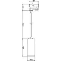 Deko-light 3-Phasen-Pendelleuchte Lucea 10W 3000/4000K Schwarz
