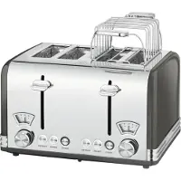 Profi Cook Ta1194 Toaster 4 Scheiben Grau