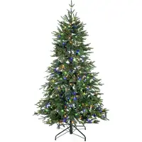 Evergreen Künstlicher Weihnachtsbaum Sherwood Fichte Inkl. LEDs Grün 180 cm