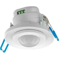 Goobay 71362, Passiver Infrarot-Sensor (PIR), Verkabelt, 8 m, Zimmerdecke, Weiß, IP20