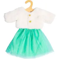 Heless Puppen-Plüschjacke "Yuki" mit Tüllrock, Gr. 35-45 cm