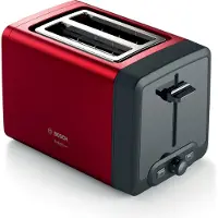 Bosch TAT4P424DE Toaster 2 Scheibe(n) 970 W Schwarz Rot