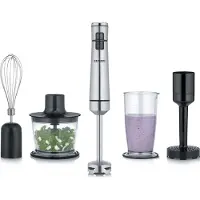 Severin SM 3775, Pürierstab, 0,7 l, 100 W, Schwarz, Edelstahl