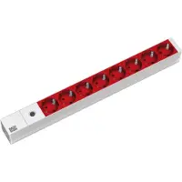 Bachmann 19" Steckdosenleiste 8-fach, 2300W, IEC320 C14 Stecker